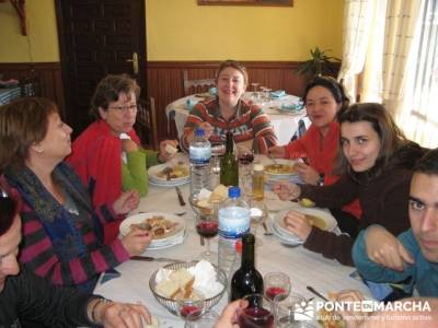 Comida en Sequeros - Sierra de Francia; ruta en madrid; guia senderismo